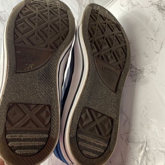 Converse CTAS HI STREET Midnight Navy Canvas Mid Sneaker - Picture 6 of 7
